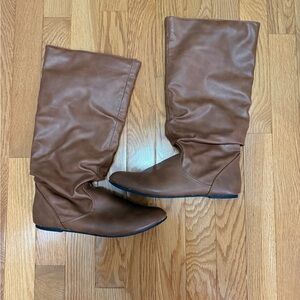 Brown Knee-High Women's Boots